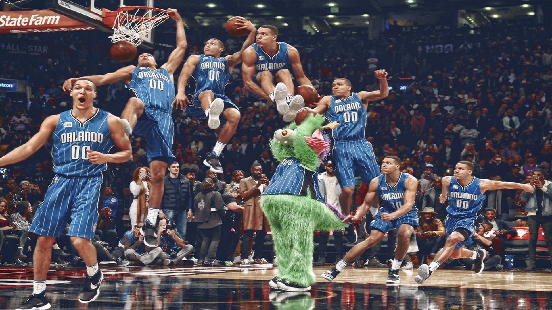 3×3篮球选手身高1米68,却隔扣2米05内线一条龙,慢动作回放看不出物理原理